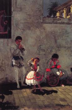 Thomas Eakins : A Street Scene in Seville